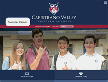 Tablet Screenshot of cvcs.org